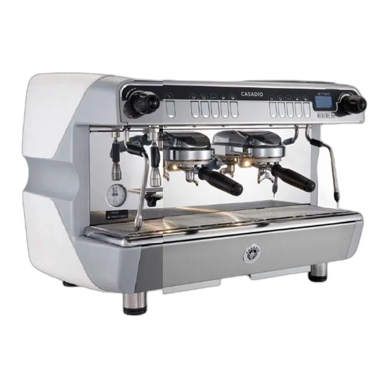 Casadio NETTUNO A2 ES TC Tall Cup Tam Otomatik Espresso Kahve Makinesi, 2 Gruplu, Beyaz